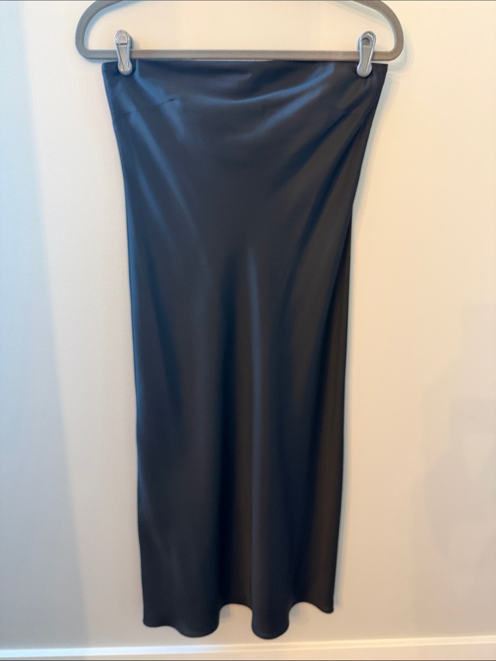 J.Crew Collection Strapless Gwyneth Slip Dress - Black, Size 4 - Picture 2 of 4